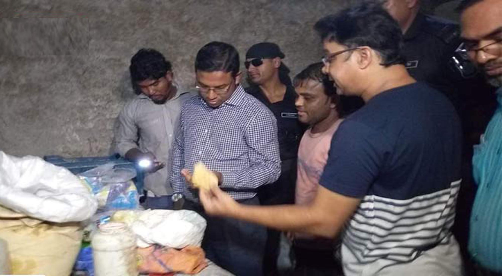 আর্য বেকারিকে অস্বাস্থ্যকর পরিবেশে খাবার তৈরির দায়ে জরিমানা