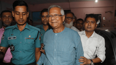 নোবেল বিজয়ী ড. ইউনূসের ৫ মিনিট কাঠগড়ায়