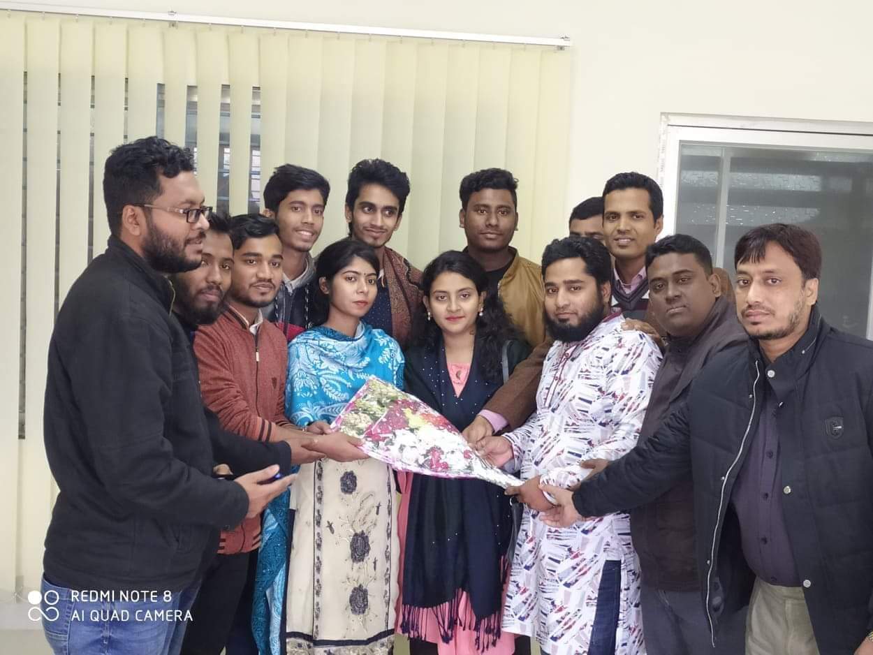 ববি প্রেস ক্লাবকে ববি কর্মচারী কল্যাণ পরিষদের শুভেচ্ছা