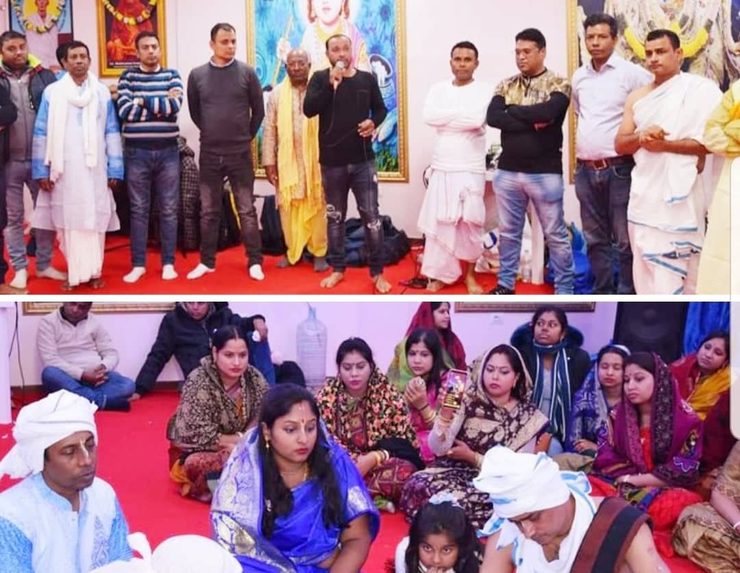 রোমে হিন্দু পূজা মন্দিরের ৭ম বর্ষপূর্তি উদযাপন ও নববীগ্রহ স্থাপন