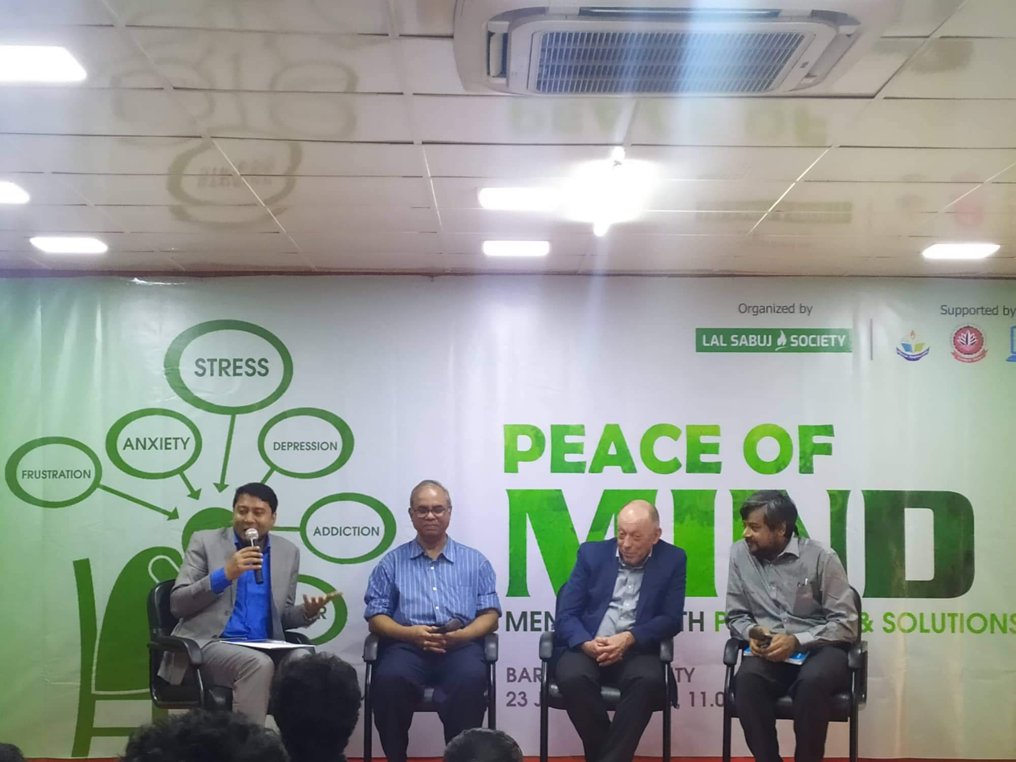 লাল-সবুজ সোসাইটির ভিন্নধর্মী উদ্যোগ “Peace of Mind”