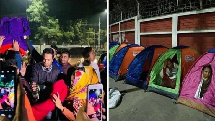 শীতার্তদের পাশে সাকিব