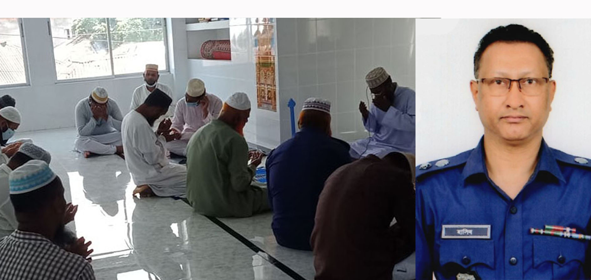 সিরাজগঞ্জ এসপির সুস্থতা ও রোগ মুক্তি কামনায় বানারীপাড়ার বিভিন্ন মসজিদে দোয়া