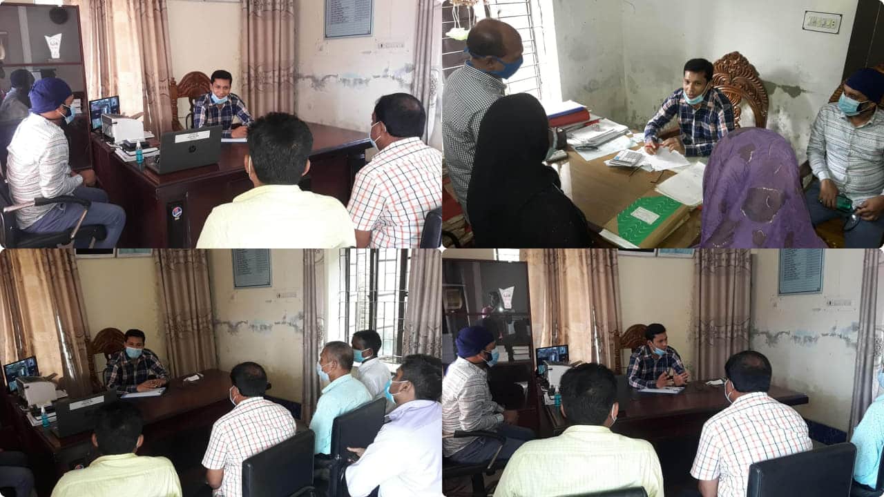 বানারীপাড়া উপজেলার তিন ভূমি অফিস পরিদর্শনে উপ-ভূমি সংস্কার কমিশনার