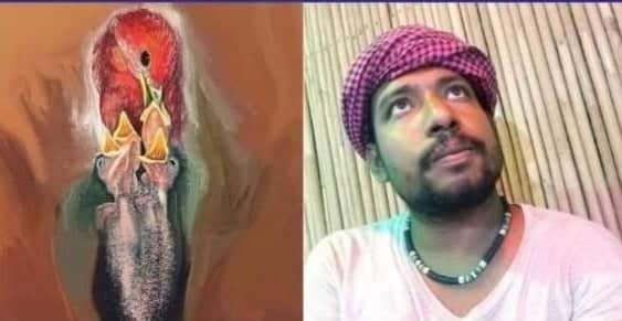এক লাখ চুরাশি হাজার টাকায় বিক্রি হলো জাহেদ রবিনের চিত্রকর্ম
