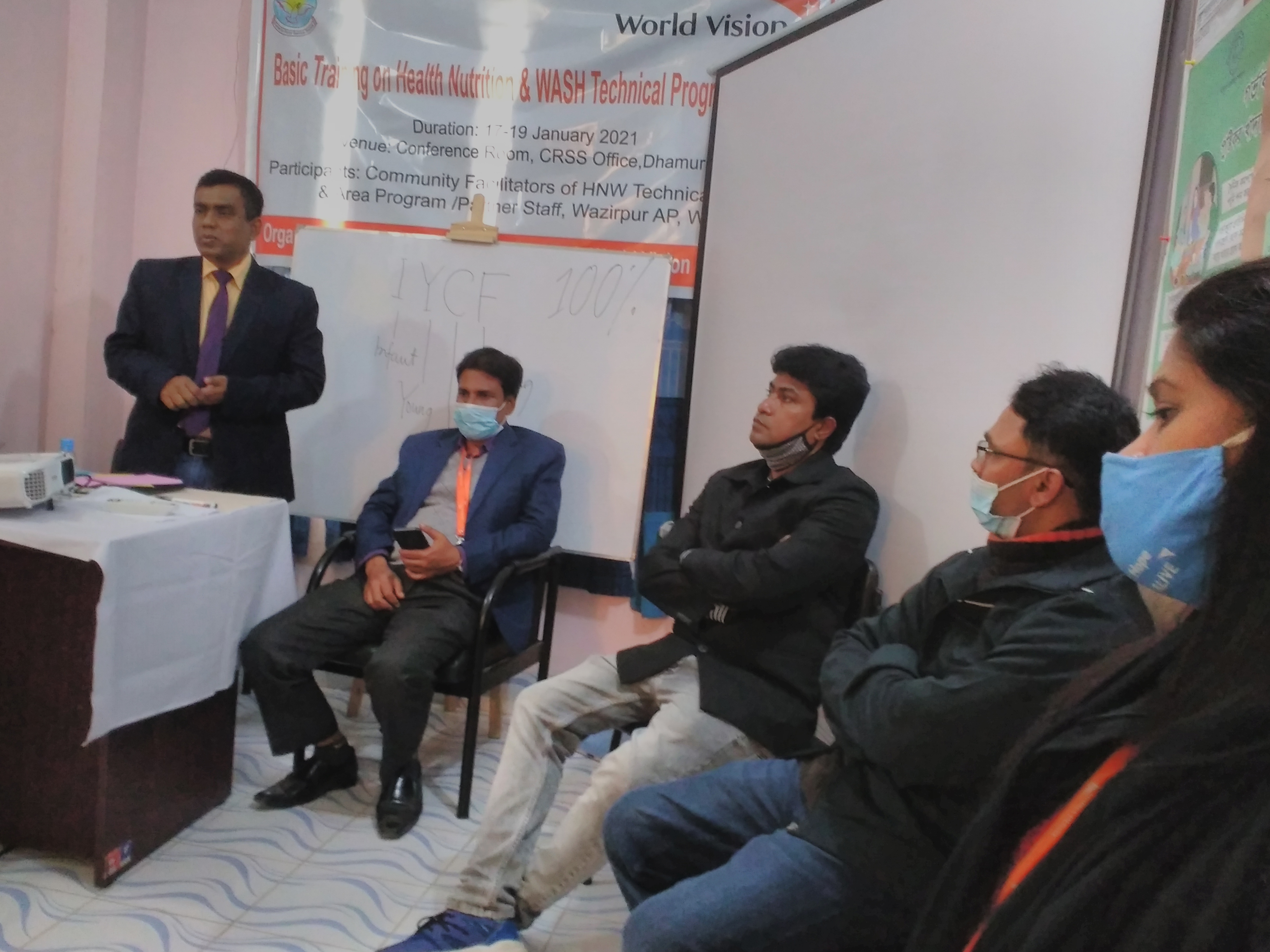 উজিরপুরে স্বাস্থ্য-পুষ্টি ও পানি পয়ঃনিষ্কাশন বিষয়ে মৌলিক প্রশিক্ষণ