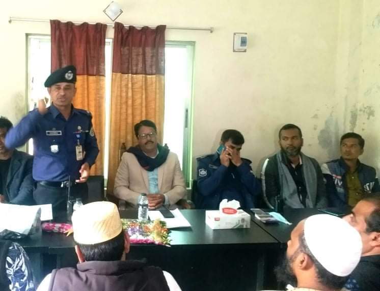 বাকেরগঞ্জে সাংবাদিকদের সাথে নবাগত ওসি আলাউদ্দিন মিলনের মতবিনিময় সভা
