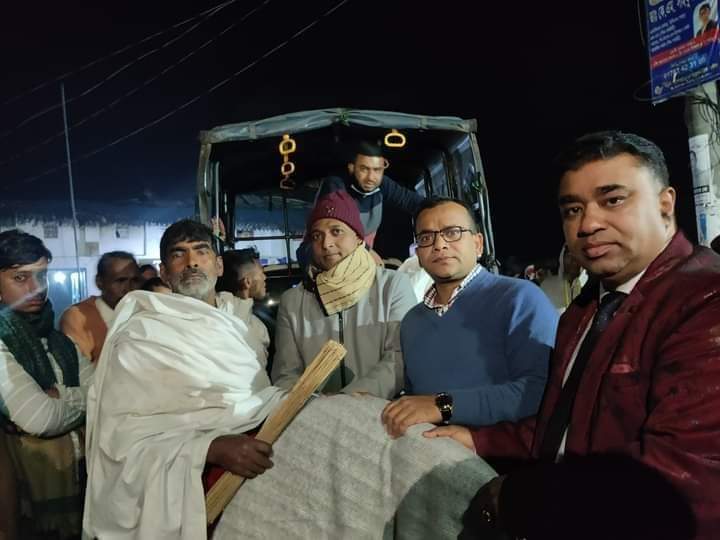 বোরহানউদ্দিনে অগ্নি কান্ডের দূর্ঘটনায় অসহায় মানুষের পাশে দাঁড়ালেন: ইউএনও