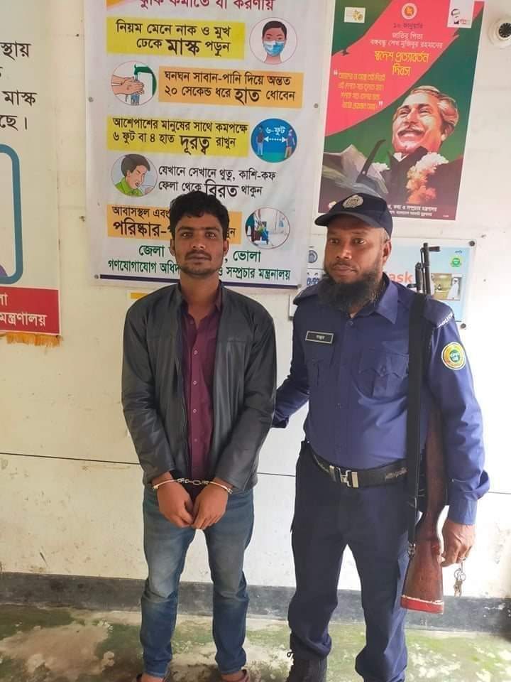 ভোলার আলোচিত শিশু হত্যা ও গণধর্ষণ মামলার আসামি গ্রেপ্তার