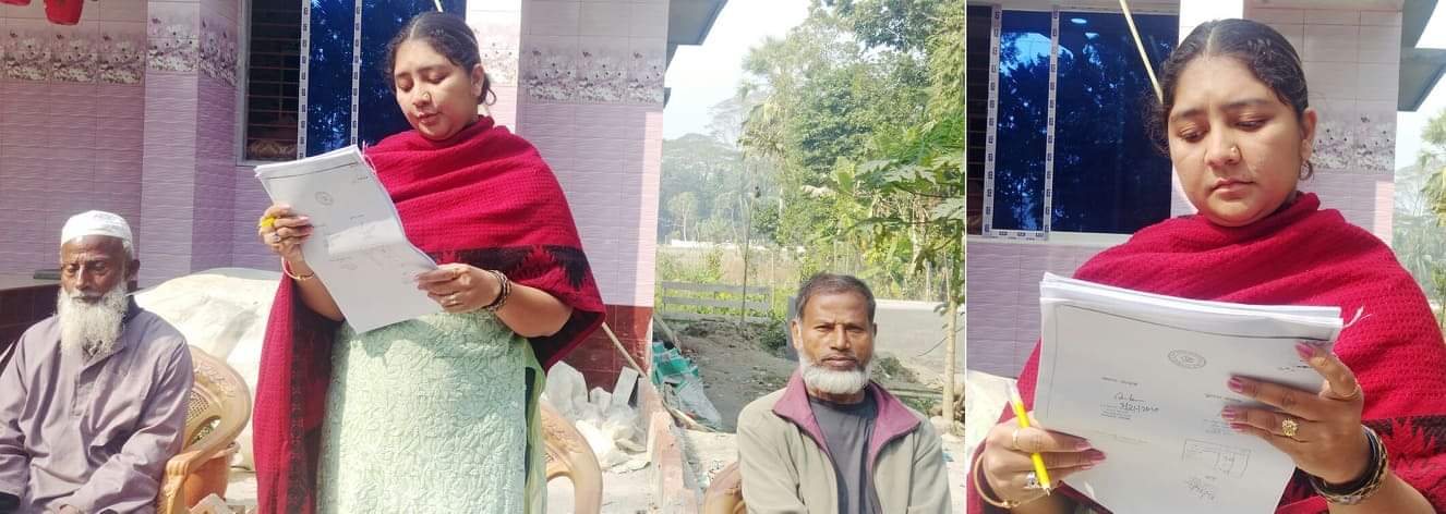 চাচাদের বিরুদ্ধে বাবাকে হত্যার অভিযোগ, পৈত্রিক সম্পত্তি ফিরে পেতে এতিম মেয়ের সংবাদ সম্মেলন