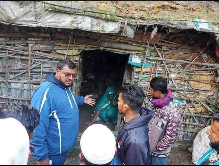 আসলামপুর ভোটারদের দুয়ারে কাশেম মেলেটারি