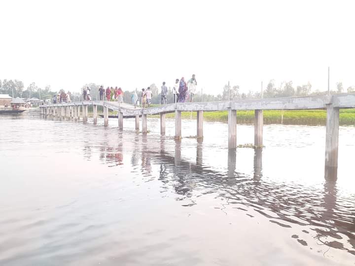 অনিয়মের কারণে ব্রিজটির এই অবস্থা- দাবী এলাকাবাসীর