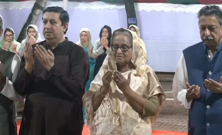 গোপালগঞ্জ পৌঁছেছেন প্রধানমন্ত্রী শেখ হাসিনা