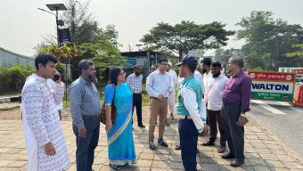 মহাসড়কে দুর্ঘটনা রোধে  ববি প্রশাসনের নানা উদ্যোগ গ্রহণ