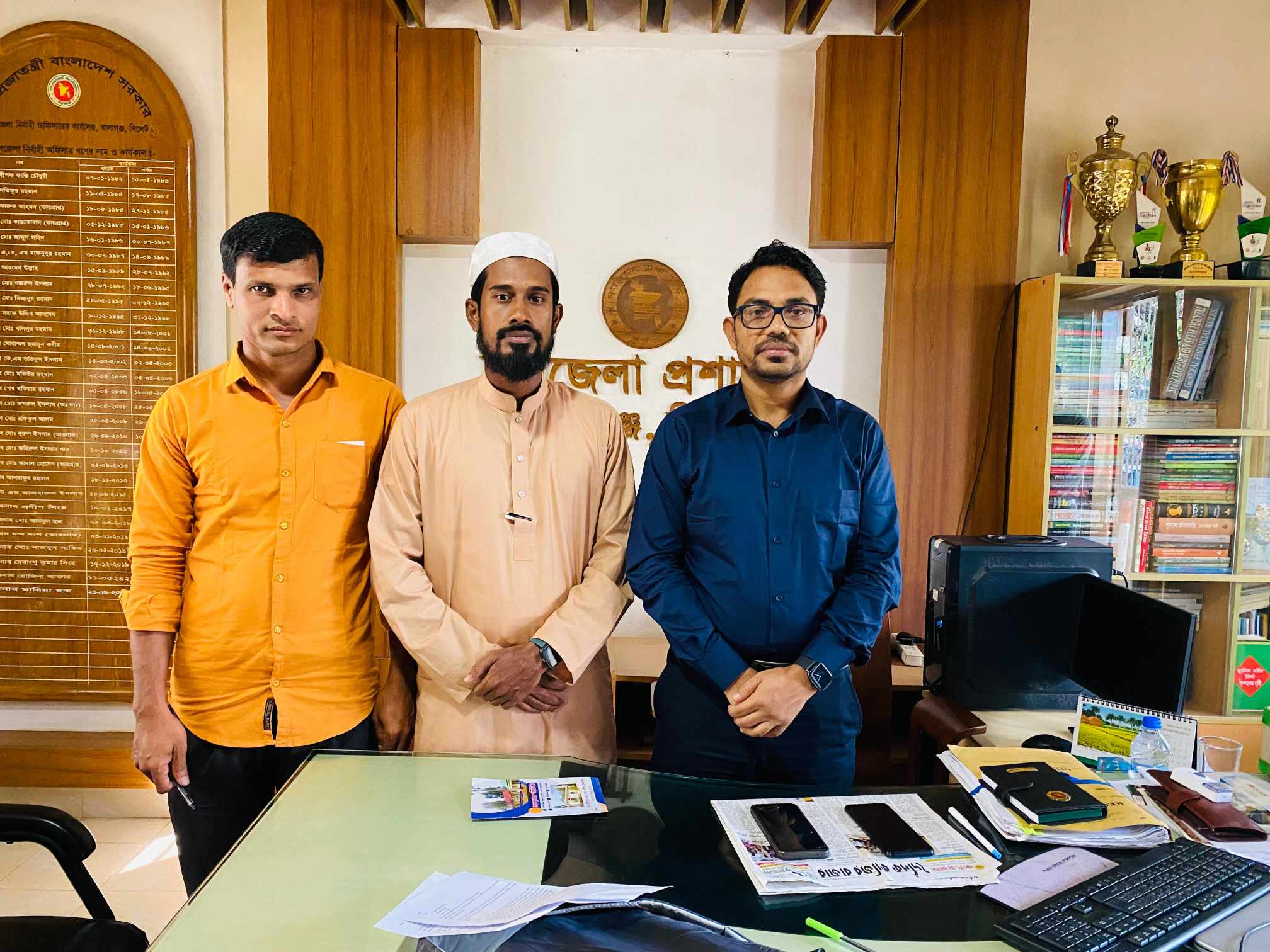 বালাগঞ্জে নতুন ইউএনও সুজিত কুমার চন্দের যোগদান : সাংবাদিকদের সাথে মতবিনিময়