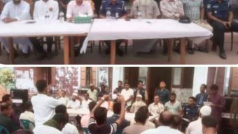 বাকেরগঞ্জে জগদ্ধাত্রী পূজার প্রস্তুতি সভা অনুষ্ঠিত
