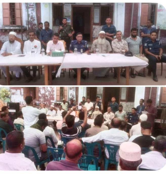 বাকেরগঞ্জে জগদ্ধাত্রী পূজার প্রস্তুতি সভা অনুষ্ঠিত