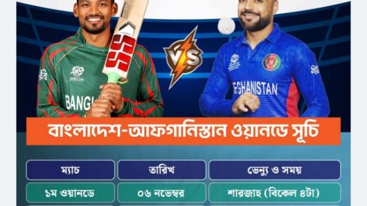 আগামীকাল শুরু হচ্ছে বাংলাদেশ-আফগানিস্তান ওয়ানডে সিরিজ।