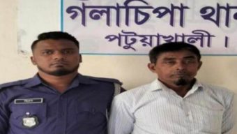 গলাচিপার চাঞ্চল্যকর গৃহবধূ হত্যা মামলার আসামী গ্রেফতার