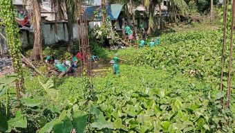 ডৌয়াতলার পুকুর-খাল ফিরে পেল নতুন জীবন: পরিচ্ছন্নতায় ছাত্র-জনতার উদ্যোগ