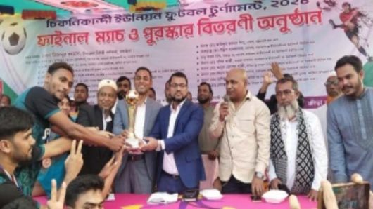 গলাচিপায় ফুটবল টুর্নামেন্টের ফাইনাল খেলা