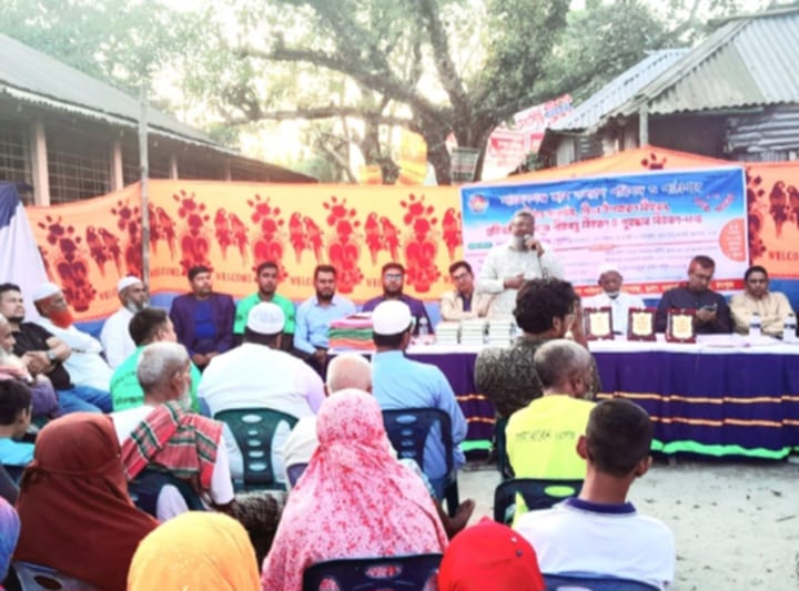 সাহেবগঞ্জ ছাত্র কল্যাণ পরিষদ এর অষ্টম প্রতিষ্ঠাবার্ষীকি উপলক্ষে গুণীজন সংবর্ধনা,শীতবস্ত্র