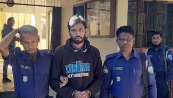 ধর্মপাশায় হজরত মুহাম্মদ (সা.) কে নিয়ে কটুক্তি করায় কোচিং সেন্টারের এক শিক্ষক গ্রেপ্তার