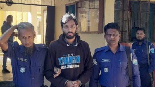 ধর্মপাশায় হজরত মুহাম্মদ (সা.) কে নিয়ে কটুক্তি করায় কোচিং সেন্টারের এক শিক্ষক গ্রেপ্তার