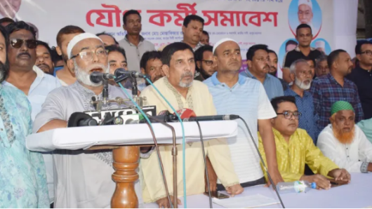 সাহস থাকলে রংপুরের পার্টির অফিসে আগুন দিয়ে দেখান :জাতীয় পার্টির কো-চেয়ারম্যান