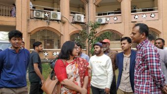 ব্যাডমিন্টন কোর্ট উদ্বোধন  ববি উপাচার্যের , কোর্ট হবে কংক্রিটের