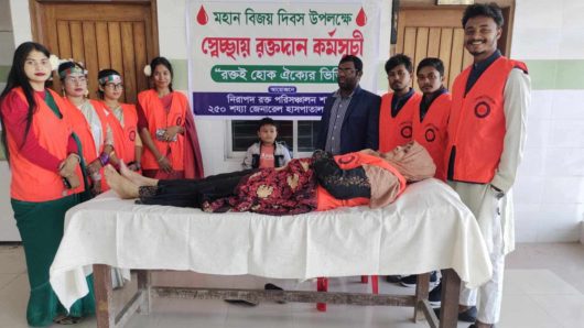 নানা কর্মসূচির মধ্য দিয়ে মানবিক বরগুনার আয়োজনে মহান বিজয় দিবস পালিত