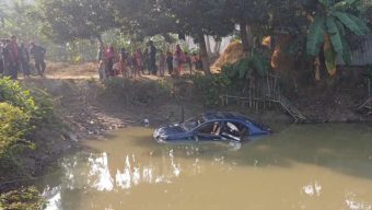 গোপালগঞ্জে প্রাইভেটকার ডোবায় পড়ে চালক নিহত