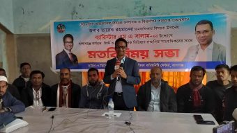 বালাগঞ্জে সাংবাদিকদের সাথে বিএনপি নেতা ব্যারিস্টার সালাম’র মত বিনিময়
