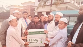 বোরহানউদ্দিনে ৩০ টি এতিমখানা ও মাদ্রাসার শিক্ষার্থীদের মাঝে দুম্বার মাংস বিতরণ