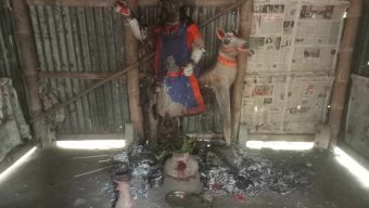 গোপালগঞ্জের কাশিয়ানীতে দু’টি মন্দিরে আগুন