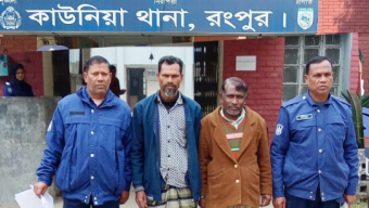 কাউনিয়ায় ফেনসিডিল-এসকাফসহ দুইজন গ্রেফতার