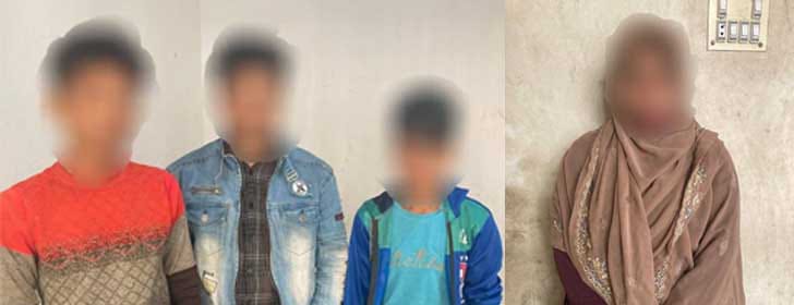 ‘তিতাসে’ সুনামগঞ্জের চার নারী পুরুষ গ্রেফতার