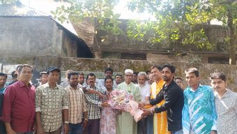 বরিশাল মহানগর বি এন পির কে কল্যানফ্রন্ট নবগঠীত কমিটি ফুলের শুভেচ্ছা