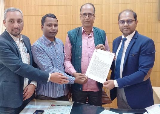 তিস্তা মহাপরিকল্পনা বাস্তবায়নসহ ১২ দফা দাবিতে স্মারকলিপি