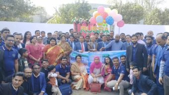 সোনালী ব্যংকে কর্মরত সাবেক শিক্ষার্থীদের নিয়ে রাবিতে মিলনমেলা