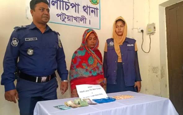 গলাচিপায় ইয়াবাসহ নারী মাদক ব্যবসায়ী গ্রেফতার