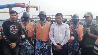 রাঙ্গাবালীতে অবৈধভাবে বালু উত্তোলনে,জরিমানা করা