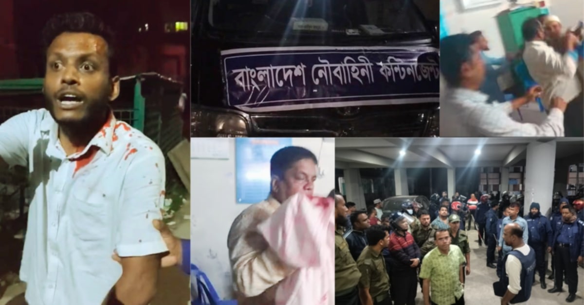 বেতাগীতে ওসি—ইউএনও‘র সামনেই দুই গ্রুপের পাল্টা হামলা বিএনপি‘র আধিপত্য বিস্তারে তুঘলকি কান্ড!