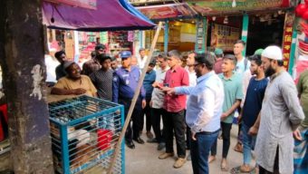 বোরহানউদ্দিনে বাজার মনিটরিংয়ে ২ ব্যবসায়ীকে জরিমানা