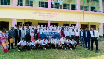 চরাদী মাধ্যমিক বিদ্যালয়ে Influence the Youth এর কর্মশালা