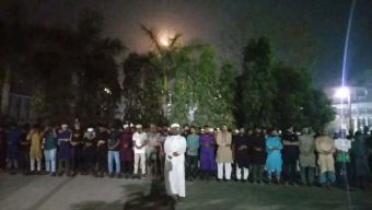 ধর্ষিত আছিয়ার মৃত্যুতে গায়েবানা জানাজা করল যবিপ্রবি শিক্ষার্থীরা
