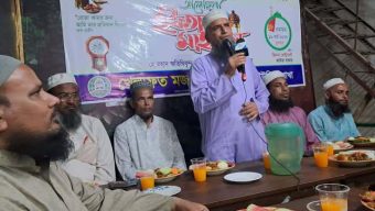 জাউয়া বাজার ইউনিয়ন খেলাফত মজলিসের ইফতার মাহফিল সম্পন্ন
