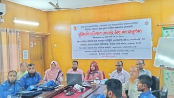 বাকেরগঞ্জে গ্রাম পুলিশ বাহিনীর মাসব্যাপী  বুনিয়াদি প্রশিক্ষণ কোর্ষের উদ্বোধন