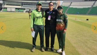 রাবেয়া ও মারুফা বোলিং তাণ্ডবে পাকিস্তানকে ১৬৭ রানে হারালো বাংলাদেশ।