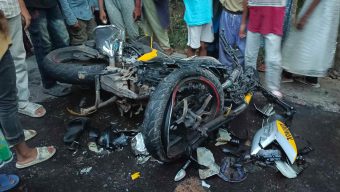 গোপালগঞ্জে মাহেন্দ্র-মোটর সাইকেল মুখোমিখ সংঘর্ষে নিহত-২, আহত-৭